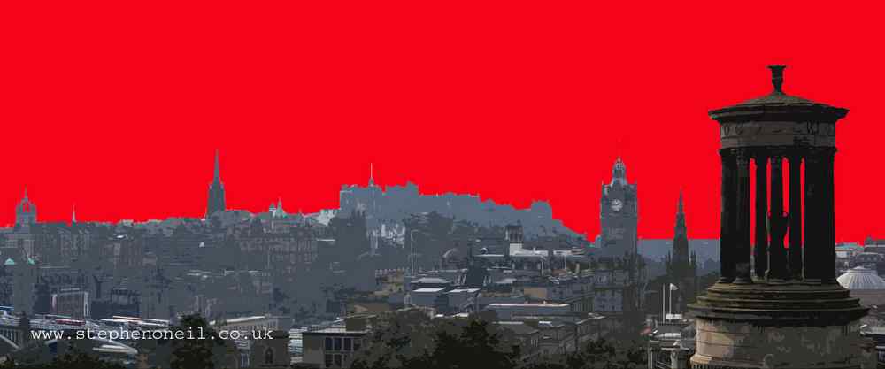 Congratulations to Gary Motherwell you have won Stephen O'Neil's fantastic mounted print of Auld Reekie